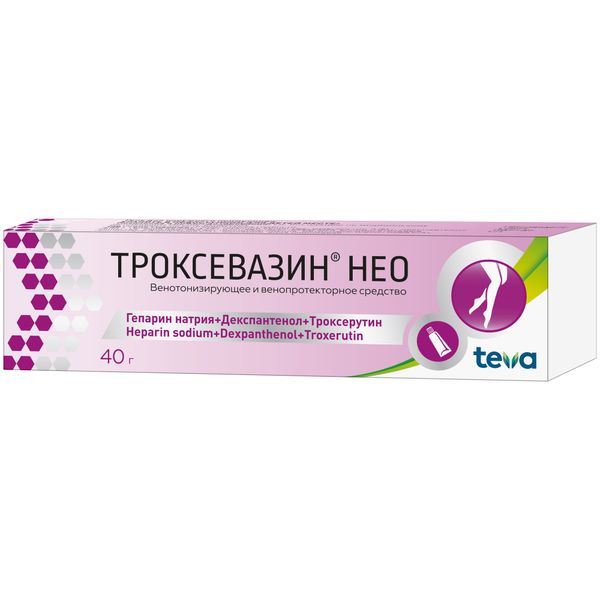 Троксевазин Нео 40г гель Балканфарма