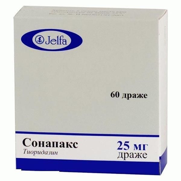 Сонапакс 25мг №60 табл. п/о Ельфа