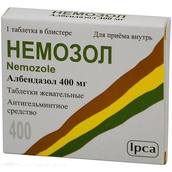 Немозол 400мг №1 табл. жеват. Ипка