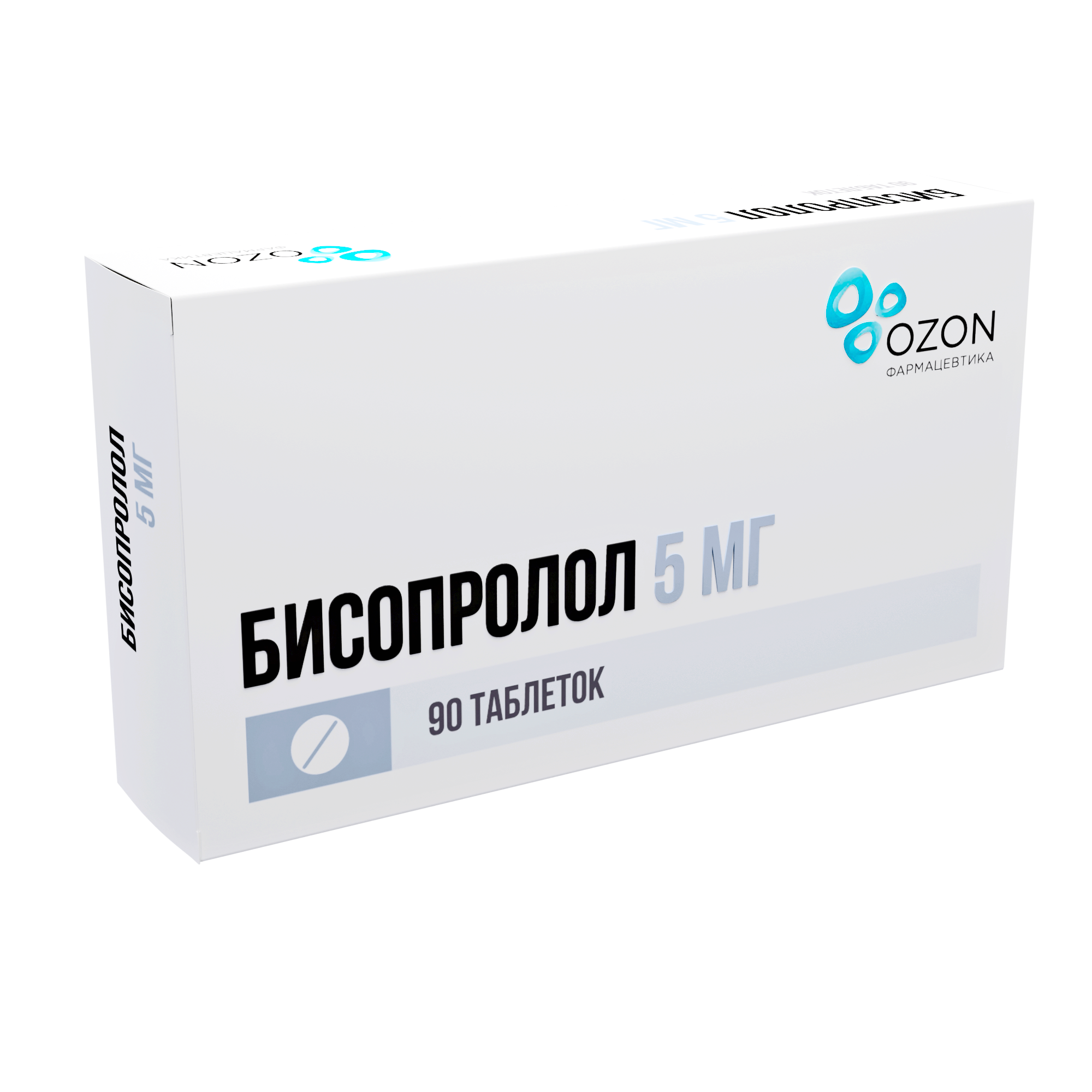 Бисопролол 0,005 №90 табл.п.п.о. Озон