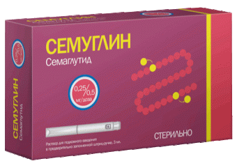 Семуглин 0,25/0,5мг/доза 3мл №1 р-р д/п/к введ (шпр-ручка в компл с иглами №8) Фармасинтез-Норд
