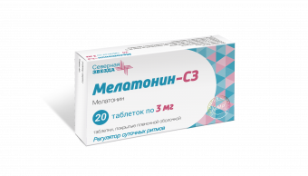 Мелатонин-СЗ 3мг №20 табл п/о Северная звезда ЗАО