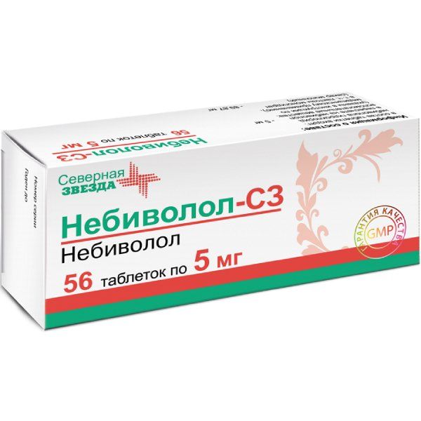 Небиволол-СЗ 5мг №56 табл. Северная звезда