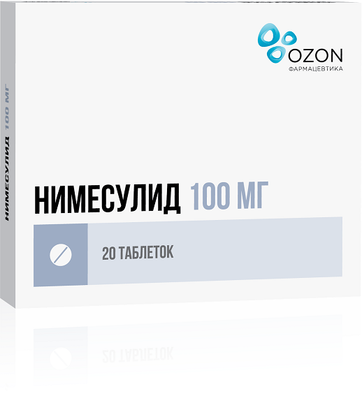 Нимесулид 0,1 №20 табл. Озон