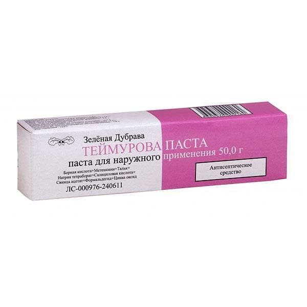 Теймурова паста 50г Зеленая Дубрава