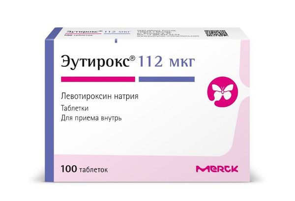 Эутирокс 112мкг №100 табл. Мерк
