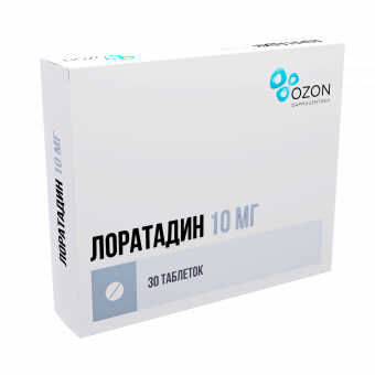 Лоратадин 10мг №30 табл Озон