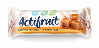 Актифрут Батончик злаковый 24г карамель Злаки на завтрак ООО/ Любятово ООО